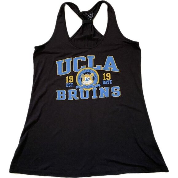Champion UCLA Bruins Graphic Black Racerback Tank Size Medium Preowned  B17 - Picture 1 of 10